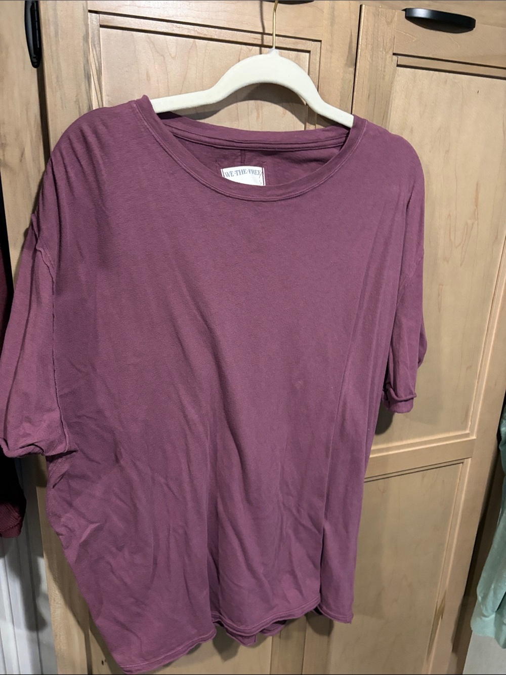 Women's Mauve Short Sleeve Tee free people